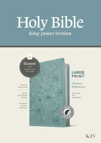 9781496460868 Large Print Thinline Reference Bible Filament Enabled Edition
