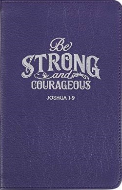 9781642726466 Be Strong And Courageous Full Grain Leather Journal