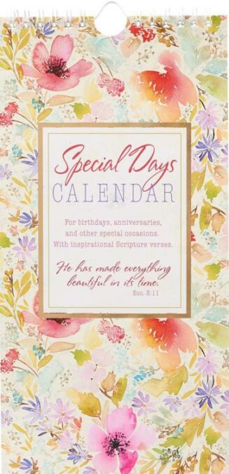 9781642721492 He Has Made Everything Beautiful Special Days Calendar