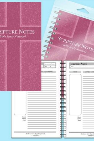 0634989819027 Scripture Notes Bible Study Notebook