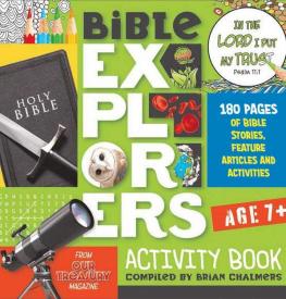 9781914273339 Bible Explorers Activity Book