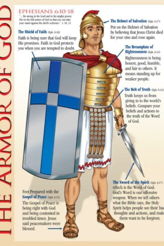 9789901982400 Armor Of God Wall Chart Laminated
