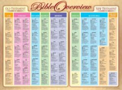 9781890947705 Bible Overview Wall Chart Laminated
