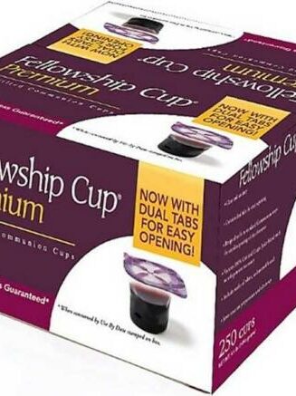 081407481197 Fellowship Cup Premium Prefilled Communion Cups 250 Count Box