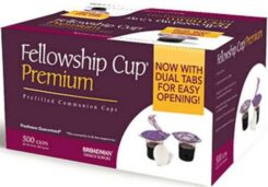 081407481203 Fellowship Cup Premium Prefilled Communion Cups 500 Count Box
