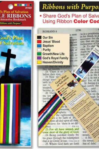 634989116317 Bible Ribbons With Bookmark Gods Plan Of Salvation