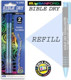 634989264605 Bible Dry Highlighter Pencil Refill 2pack