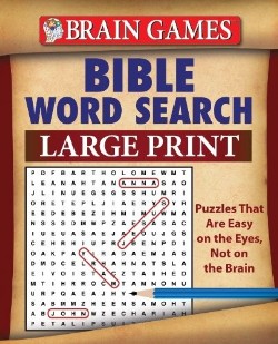 9781450827157 Brain Games Bible Word Search Large Print (Large Type)