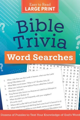 9781636097411 Bible Trivia Word Searches (Large Type)