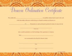 0684674200029 Africentric Deaconess Ordination Certificate 12 Pack
