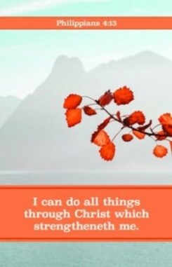 081407457307 I Can Do All Things Philippians 4:13 Pack Of 100