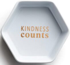 081983728914 Kindness Counts Hexie Trinket Dish