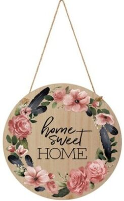 096069332749 Home Sweet Home (Plaque)