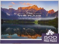 1220000134515 I Know The Plans Grand Tetons 500 Piece (Puzzle)