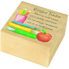 603799017077 Blessed Teacher Keepsake Box
