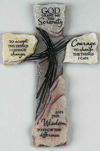 603799256643 Serenity Prayer Cross