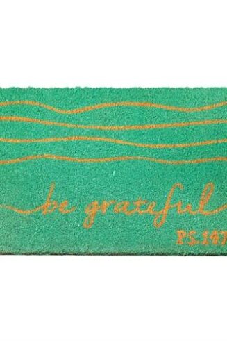 603799334594 Psalm 147:7 Grateful Doormat