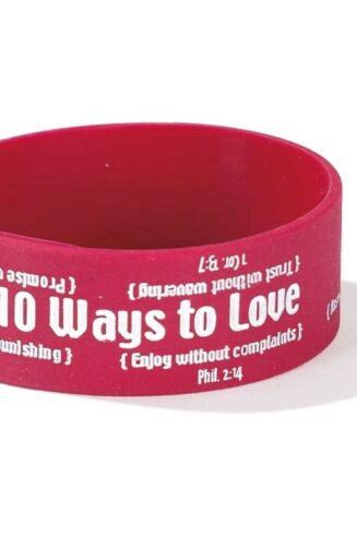 603799449342 10 Ways To Love Silicone (Bracelet/Wristband)