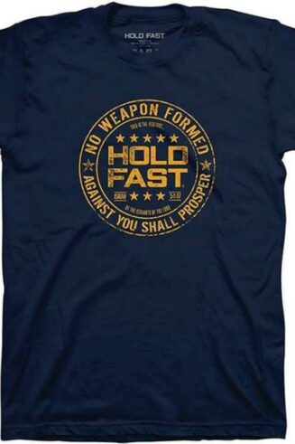 612978569368 Hold Fast No Weapon Formed Against Me Shall Prosper (Small T-Shirt)