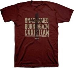 612978595572 Kerusso Unashamed Born Again Christian (Medium T-Shirt)