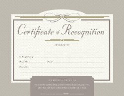 634337783277 Recognition Flat Certificate