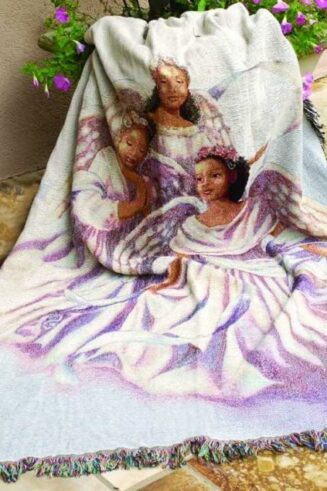 725734516572 Angelic Trio Tapestry Throw
