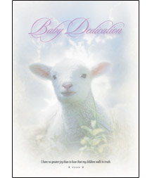 730817314860 Baby Dedication Lamb Pack Of 6