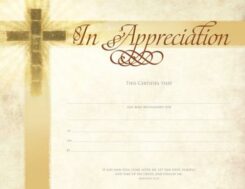 730817342160 Appreciation Certificate