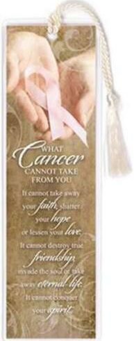 780308010856 What Cancer Cannot Take From You Tassel Bookmark
