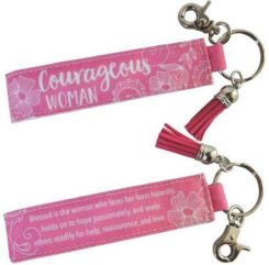 785525312400 Courageous Woman Wrist Lanyard With Tassel