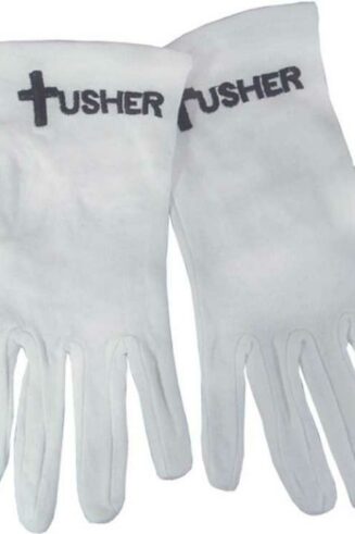 788200504251 Usher Gloves With Black Cross