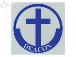 788200886500 Deacon Scotchlite Reflective Sticker (Bumper Sticker)