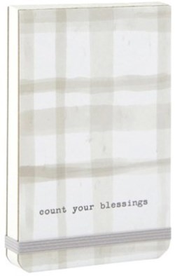 886083964305 Count Your Blessings Notepad