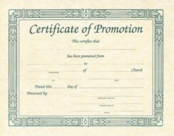 9780805472936 Certificate Of Promotion