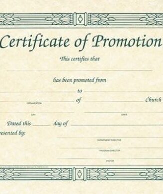 9780805472936 Certificate Of Promotion