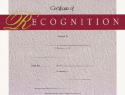 9780805473360 Certificate Of Recognition