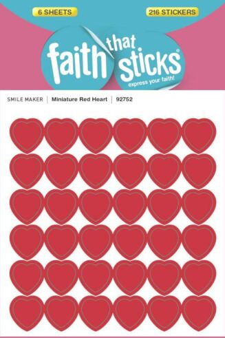 9781414392752 Miniature Red Heart Stickers