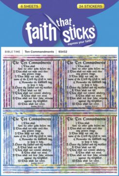 9781414393452 10 Commandments Stickers