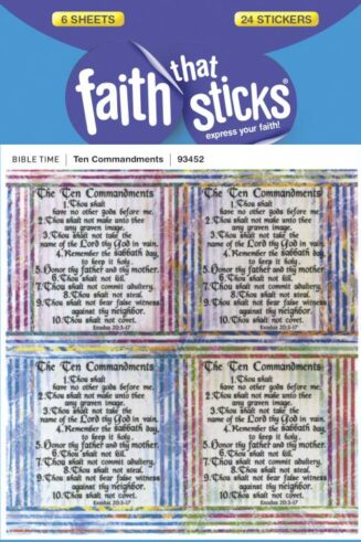 9781414393452 10 Commandments Stickers