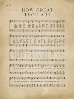 656200810651 How Great Thou Art Canvas