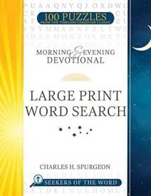 9781641239127 Morning And Evening Devotional Large Print Word Search (Large Type)