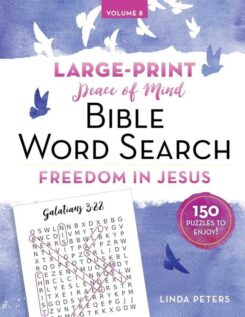 9781680997996 Peace Of Mind Bible Word Search Freedom In Jesus (Large Type)