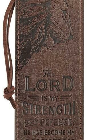 1220000136854 LORD Is My Strength Faux Leather Exodus 15:2