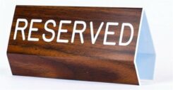 788200797233 Reserved Pew Sign