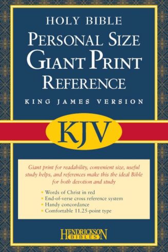 9781598560954 Personal Size Giant Print Reference Bible