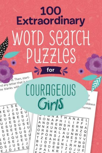 9781643527895 100 Extraordinary Word Search Puzzles For Courageous Girls
