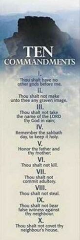 9780805459791 10 Commandments Mt. Sinai Bookmarks