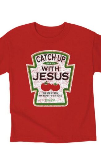 612978376287 Catch Up With Jesus (Medium T-Shirt)