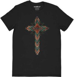 612978596807 Grace And Truth Southwestern Cross (Large T-Shirt)