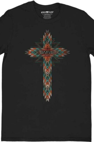 612978596807 Grace And Truth Southwestern Cross (Large T-Shirt)